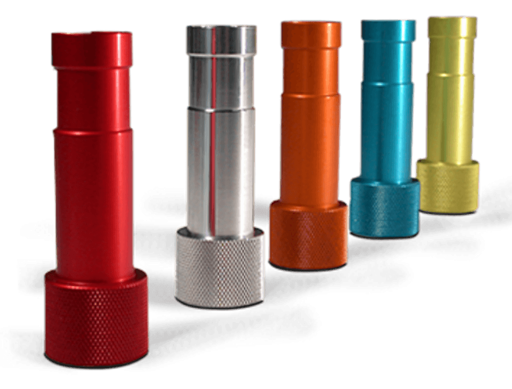 Anodized aluminium parts
